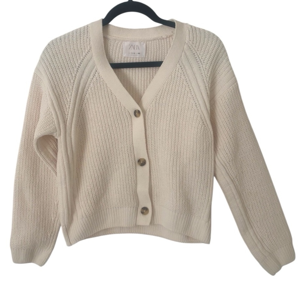 NWOT Zara Chunky Knit Cardigan - Picture 2 of 4